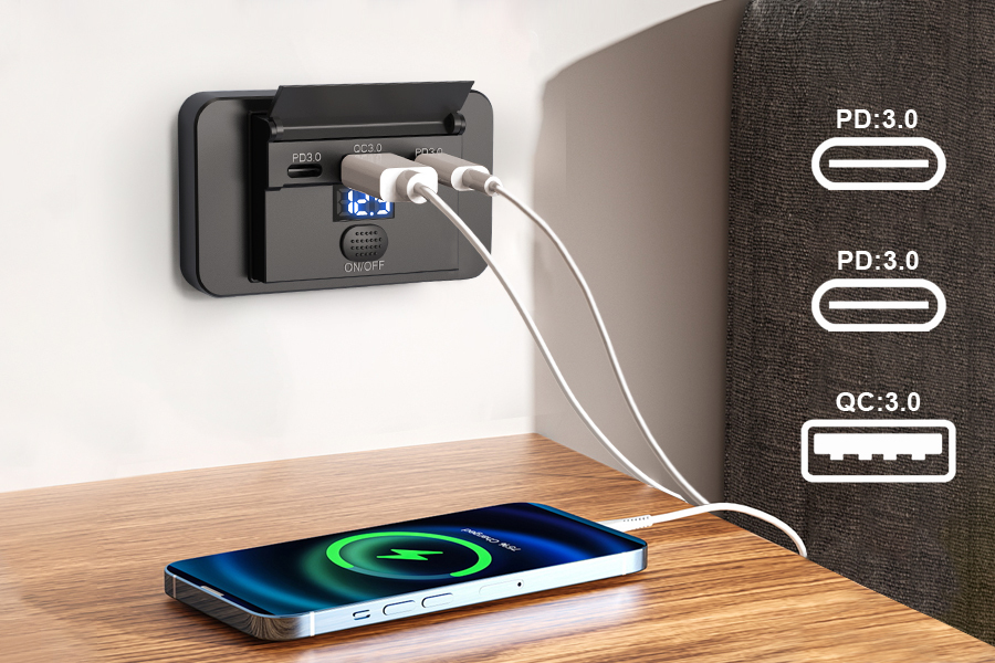 Latest company blogs about Quad-Port Charging Hub Frees 78% Dashboard Space in RVs/Buses