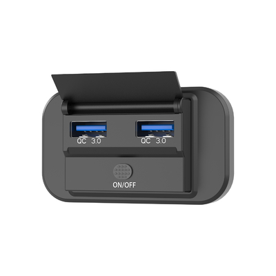 Rv 12V Doppel-USB-A-Steckdose QC3.0 Schnellladung