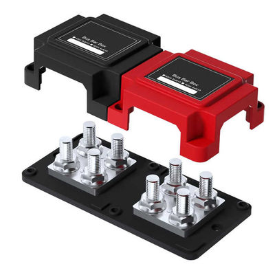 Heavy Duty 400A 48V Bus Bar Power Distribution Block Nylon Material