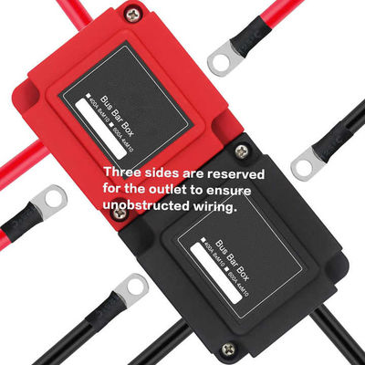 Heavy Duty 400A 48V Bus Bar Power Distribution Block Nylon Material