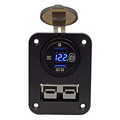 Innovative Design Double QC2.0 Motorcycle USB Charger 21W Aluminium Alloy