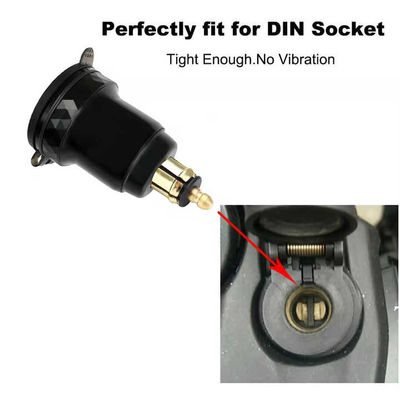 Double QC2.0 USB Car Charger Socket Aluminum Alloy Voltage Monitoring