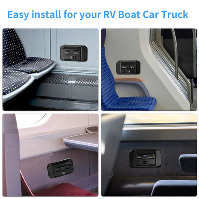 2 Pack 36W QC3.0 RV Dual Port USB Charging Outlet For Boats And Trucks