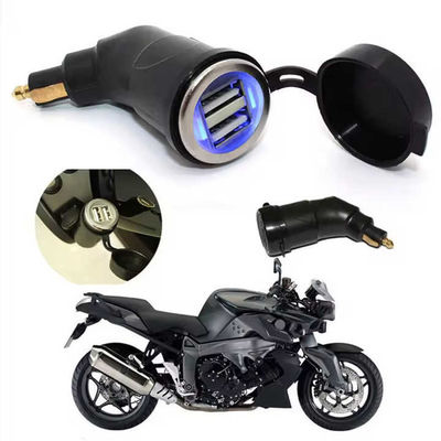16 Watt 5V 3.3A Dual USB Motorcycle Charger Waterproof Dustproof