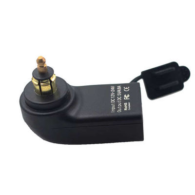 Double QC2.0 Motorcycle Usb Fast Charger 5V/2.4A ABS PC 12-24V Voltage Monitoring