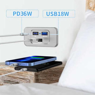 QC3.0 PD3.0 RV USB C Charging Outlet 12V 24V Switch Indicator Fast Charging