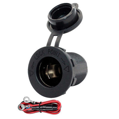 12-24V Marine Car Cigarette Lighter Plug Outlet Waterproofing Rugged Design