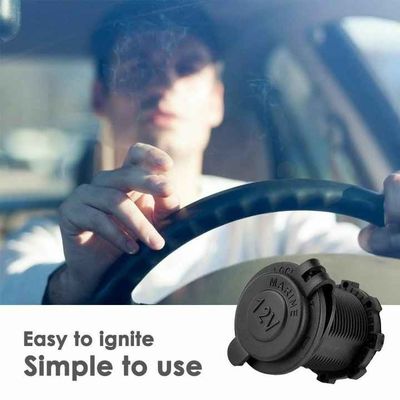 Innovative Dustproof Boat Cigarette Lighter Socket 12V 24V Car Cigarette Lighter Plug