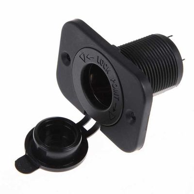 Durable Compact 12-24V Cigarette Lighter Car Socket High Power Output