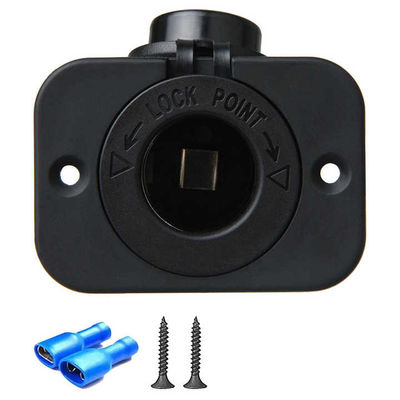 Lightweight Universal Car Cigarette Lighter Socket Mounting Panel Water Resistant