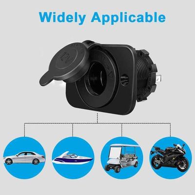 Lightweight Universal Car Cigarette Lighter Socket Mounting Panel Water Resistant