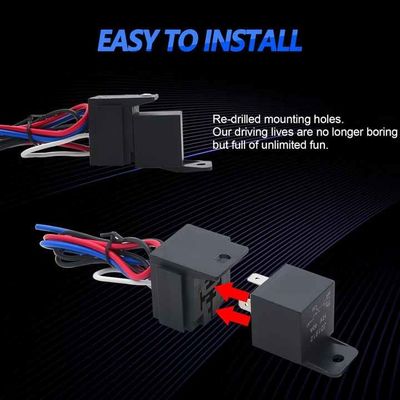 5 In 1 Carbon Fiber 12V Ignition Switch Panel For RV Truck Racing