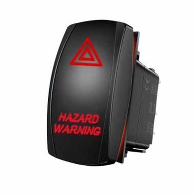 12V Waterproof Marine Rocker Switch Panel Dual Power Illuminated For Car Truck UTV