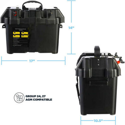 12V Trolling Motor Smart Battery Box Power Center 23M1000401 For Marine
