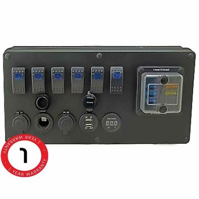 IP65 12V Control Box 4x4 Offroad Upgrade Caravan Power Box Electric 4 Way