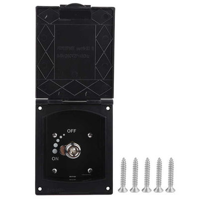 1/2in RV Outdoor Shower Box W/ Inlet-Outlet Ports No Hose / Head Leak Proof