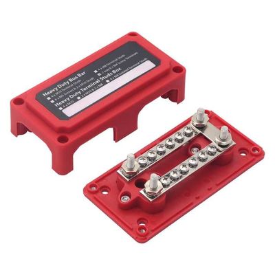 100A Heavy Duty Power Distribution Bus Bar For Marine / Auto / RV Systems