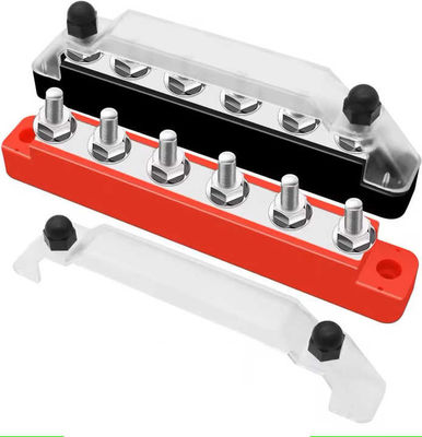 kaufen Messing überzogen 6 M6 300V/48V 130A/150A Stromverteilungsbus Bar Oberflächenbefestigung Online-Herstellung