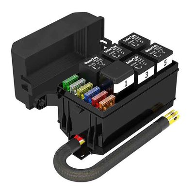 12V Fuse Automotive Block Waterproof 6 Relay 6 ATC/ATO Fuse