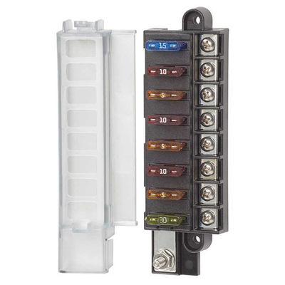 M4 Screw 8 Circuit Fuse Block Marine Fuse Terminal Block 5.75W 1.28H 100Amps