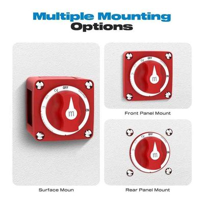 6006 M Series 300A 48V Marine Battery Switch Disconnect ON Off With Knob