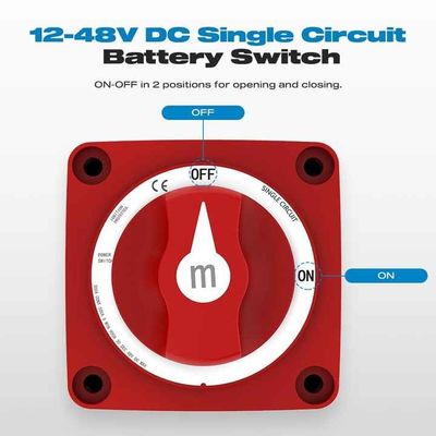 6006 M Series 300A 48V Marine Battery Switch Disconnect ON Off With Knob