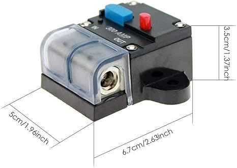 100A 200A 300A Auto Reset Resettable Circuit Breaker 12V/24V For Auto Truck