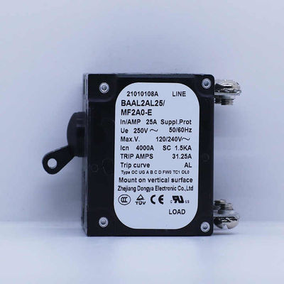 50/60hz Miniature Hydraulic Circuit Breaker For Mini Power Supply System