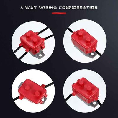 4pcs Mini 40A Auto Reset Circuit Breaker Cover Bolt 12-24V Auto Circuit Breaker