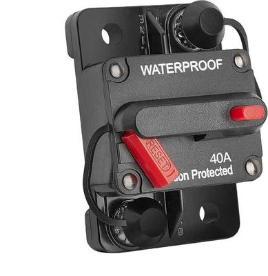 40A DC12-48V Marine / Car Circuit Breaker Manual Reset Circuit Breaker