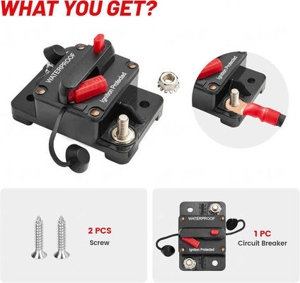 IP67 DC12-48V Waterproof Car Circuit Breaker 100A Dc Circuit Breaker