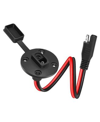 SAE Extension Cable With Power Outlet Port 12AWG For Solar / Battery Charger