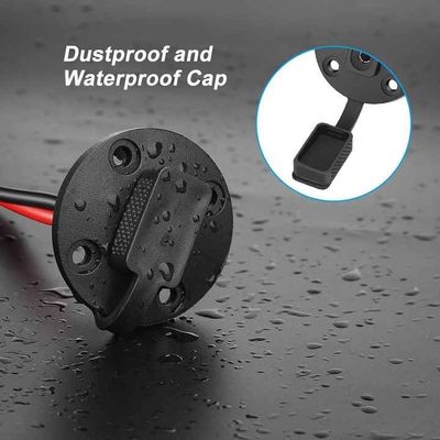 SAE Extension Cable With Power Outlet Port 12AWG For Solar / Battery Charger