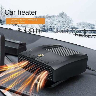 Pemanas Pencair Salju Mobil dengan Bilah 6 Inci 12V/24V Portabel, Pemanas Anti Embun