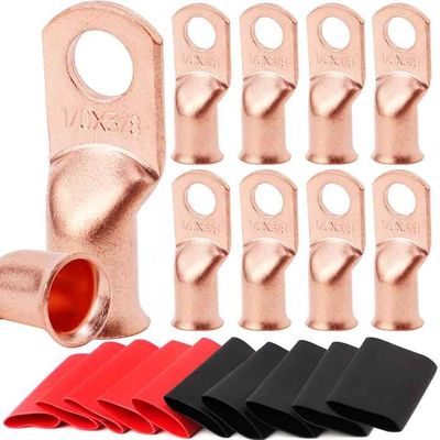 10 buah Terminal Baterai Tugas Berat 1/0 AWG-3/8 Kinerja Optimal