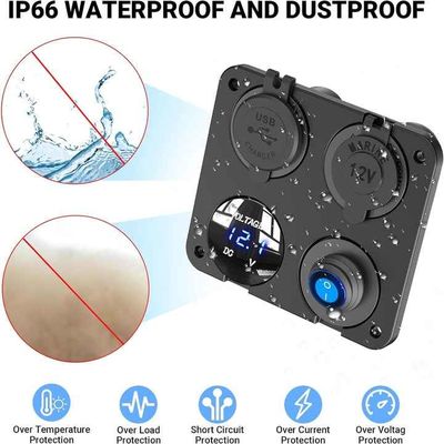 Wodaodporny Dual PD QC3.0 90W Ładowarka do samochodu