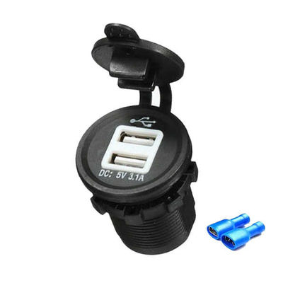 Durable 5V 3.1A Dual USB Car Socket Charger Adapter Mobile Phone Car Charger