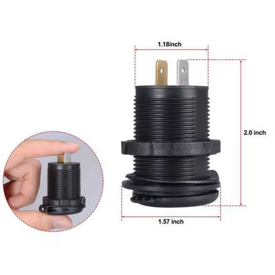 High Durability Three Colour Car LED Charger Socket 5V2.1A Dual Port Car Charger
