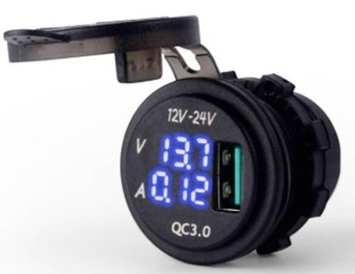 Buy Industrial-Grade 18-36W Aluminum Alloy usb Sockets 12 24v for Heavy-Duty Application online manufacture