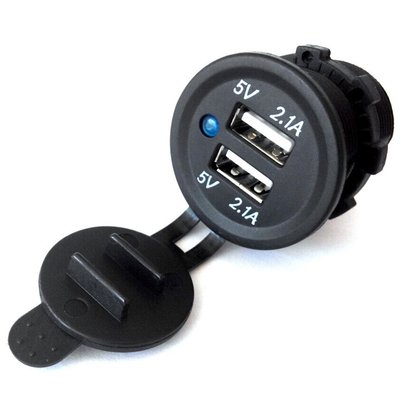 kupować Nylonowa ładowarka samochodowa podwójne USB-A 4.2A Smart Output produkcja online