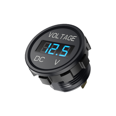 Beli Waterproof DC 12V 24V Digital Volt Meter, Baterai Mobil Voltage Meter Dengan LED Digital Display Untuk Mobil Truk RV ATV Boat Marine pembuatan online