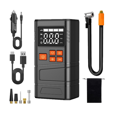 Buy 6000 mAh  Air Compressor 150PSI Cordless Air Pump 22mm Super Cylinder Tyre Inflator With Powerful Battery For Car Tires online manufacture