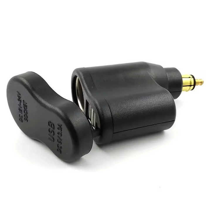 Double QC 2.0 Motorbike Usb Charger 16W 5V/3.3A 2 Port Socket Lightweight