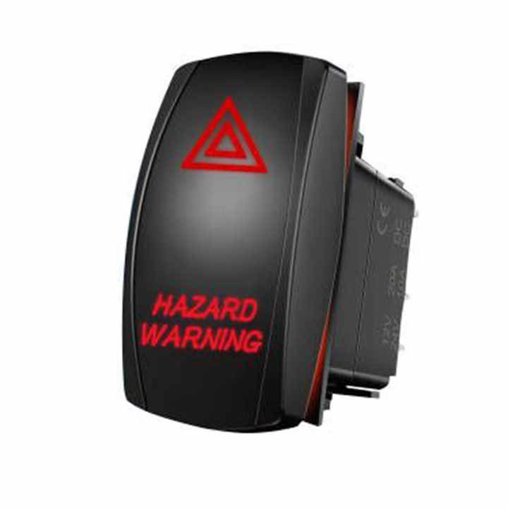 12V Waterproof Marine Rocker Switch Panel Dual Power Illuminated For Car Truck UTV