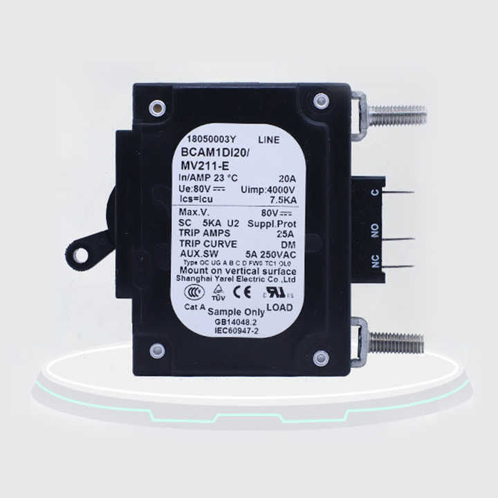 Low Voltage Miniature Magnetic Circuit Breaker With Short Circuit Protection